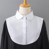 3 Packs Cotton Fake Collar Detachable Dickey Collar Blouse Half