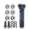 JFSM 7pcs high-Strength Double-Wheel Lathe knurling Tools Diagonal Diagonal knurling