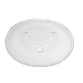2-Pack P34 Microwave Glass Turntable Plate Replacement for Sanyo EMZ2100GS - Compatible with P34 12 3/8 Inch Glass Tray
