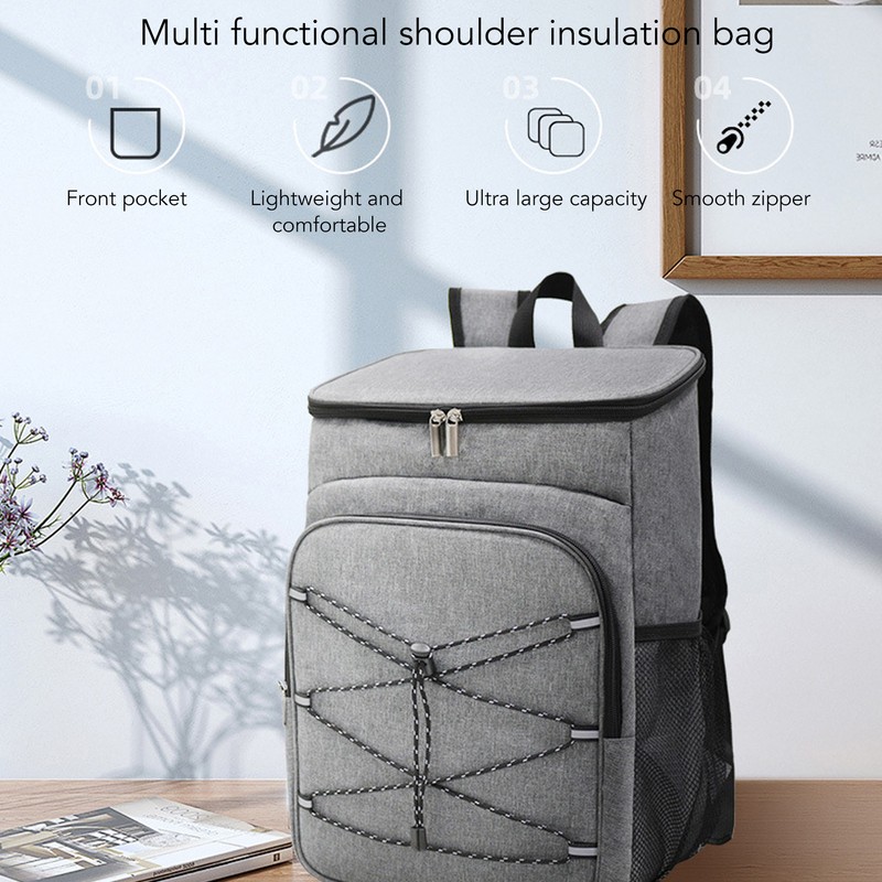 Camping Insulated Backpack Cooler Backpackck Thermal Cooler Bag with Cup