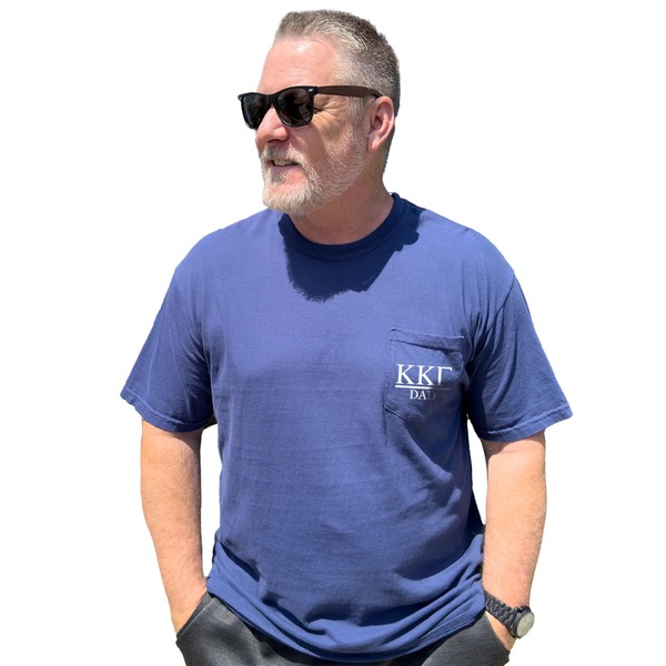 Kappa Kappa Gamma Dad Shirt | Sorority Comfort Colors Pocket