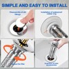 Bathroom Sink Stopper Hair Catcher, Pop-up Sink Drain Strainer with