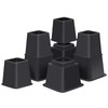 ANNKUT Bed Risers 8 inch Heavy Duty,Elevation in Heights 3,