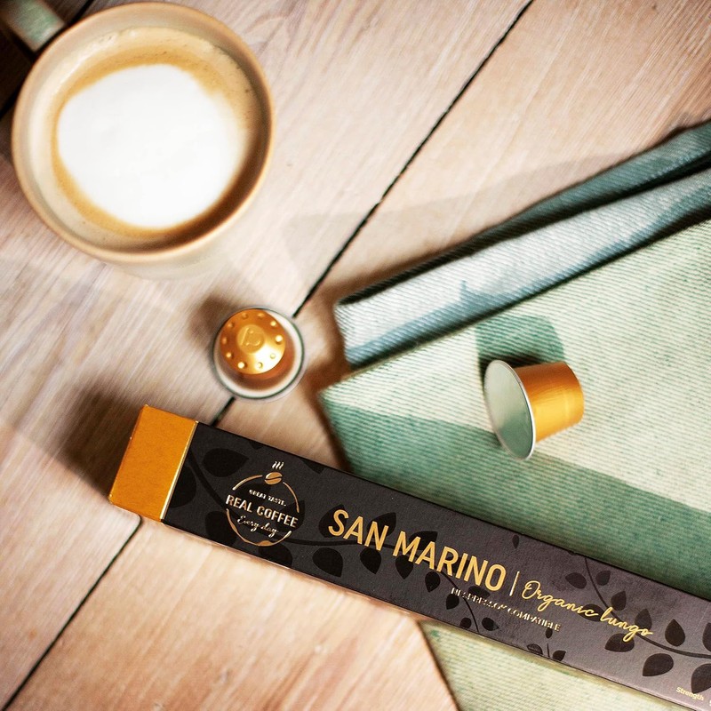 ‘San Marino’ Organic Italian Lungo for Nespresso | 100 Organic