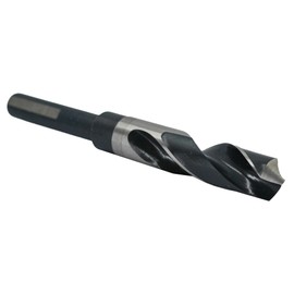 Drill America 1-1/8" Reduced Shank High Speed Steel Drill Bit with 1/2" Shank, D/A3F Series