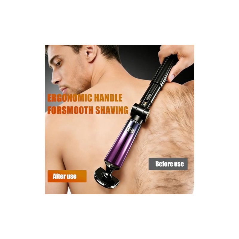 Back Shaver for Men with Adjustable Long Handle