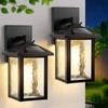 BesLowe Solar Wall Lights Outdoor, Aluminum Dusk to Dawn LED