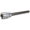 T50 3/8" Drive Extra Long 110mm Tamperproof Tamper Torx Star