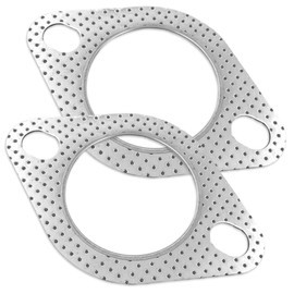 Turbo Gaskets, Exhaust Gaskets, Flange Gaskets, φ Inner Diameter 38mm, Thickness 2mm, 2-Piece Set, Turbo Gaskets for Cars and Motorcycles, Engine Cover Gaskets, Universal