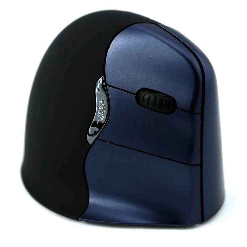 Evoluent Mouse VM4RW - VerticalMouse 4, Right Hand Ergonomic Design,