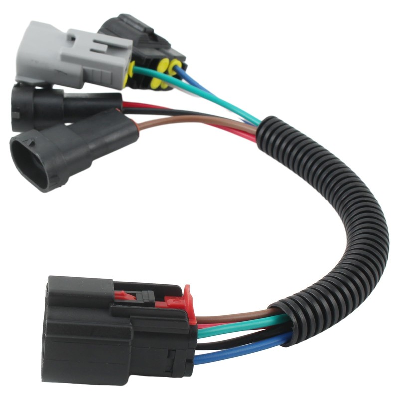 CARBBIA Headlight Conversion Pigtail Connectors Wiring Harness Plug and Play