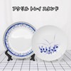 Black/White 10 Piece Plastic Plate Stand, Esprey Stand, Acrylic Coaster,