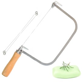 PAVIKE Soap Cutter Soap Planer Soap Making Tool Soap DIY Cutting Tool Stainless Steel Wire Cutter Trimmer Handy Soap Slicer Stainless Steel Handy Soap Slicer Soap Slicer Tool with Replacement Blade