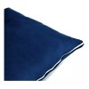 Vianney Funda Para Cojin Velvet Azul Con Cierre Vianney
