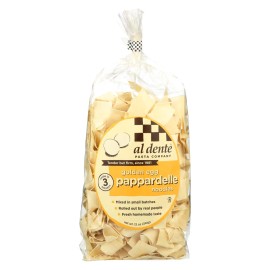 UD_Al Dente Pappardelle Golden Egg 12 Oz. Packets Case of 6 Italian Noodles