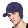 Janey&Rubbins Gorra de esquí con visera de punto para uso