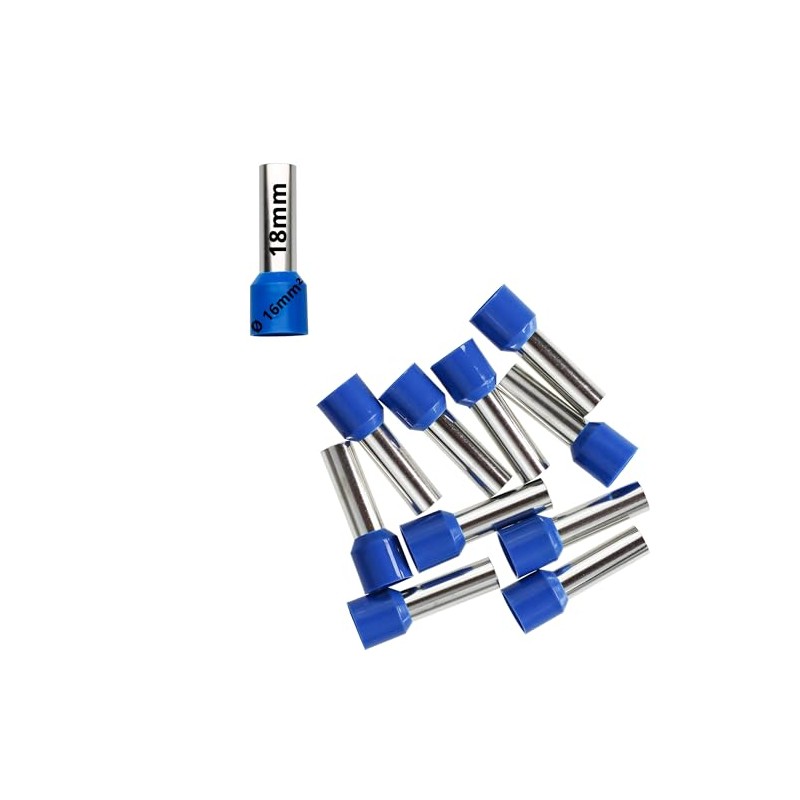 Afeld Elektro Wire End Ferrules 16 mm² Blue Insulated Sleeve