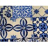 Karina Home Moroccan Tiles Blue Wipe Clean Tablecloth Vinyl PVC