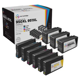 LD Products Compatible Ink Cartridge Replacement for HP 950XL & 951XL High Yield (3 Black, 2 Cyan, 2 Magenta, 2 Yellow, 9-Pack)