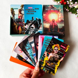 Vzmeiyre Life Situations Oracle Cards, Oracle Cards for Beginners, Oracle Deck Used for Career, Relationships, and Personal Growth