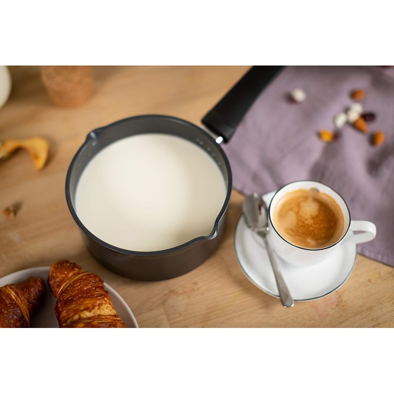 Kuhn Rikon"Easy Induction" Milk pan, 6.30", Black