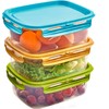 Snips, SnipsLock MIXCOLOR, Set of 3 Food Containers, 3 x