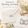 Save The Date Envelope Seal Stickers: 120 Wedding Labels