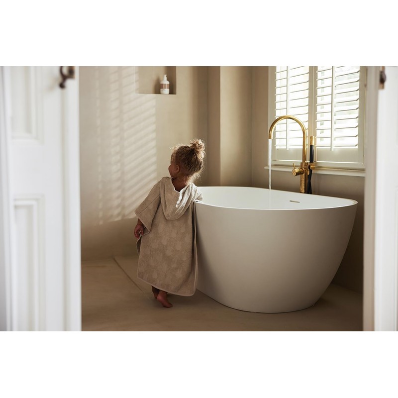 Jollein 533-550-67088 Bath Poncho/Beach Poncho - Miffy Terry Cloth Nougat