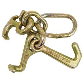Mytee Products (2 Pack RTJ Cluster Hook Heavy Duty Wrecker Hauler Tow Towing Truck Chain Pair R T J