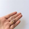 TAI DIAN Love Hearts Shape Mini Cute Glass Bottles Pendants