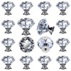 DEELF 12 Packs Kitchen Cabinet Knobs, 40 mm Crystal Cabinet