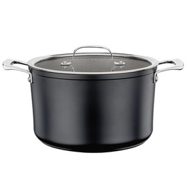 Spring Meridian Intense Pro Nonstick Recycled Aluminum Stockpot with Lid, 6 Qts./ 9.5-Inch