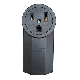 6-50R Female Plug 50-Amp 250-Volts 2-Pole 3-Wire Surface Mount Range Power Receptacle NEMA 6-50R