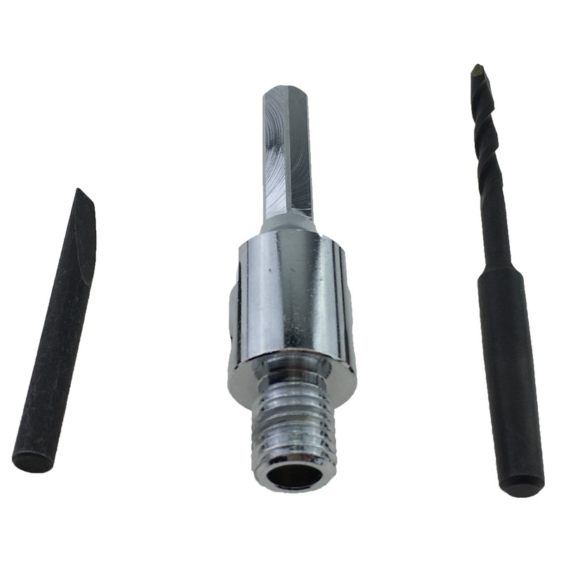 PRODIAMANT Hexagonal Adaptor M16 Including Pilot Drill and Ejection Wedge