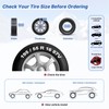 Snow Chains, Emergency Anti-Skid Tire Chains for SUV, Cars, Sedan,