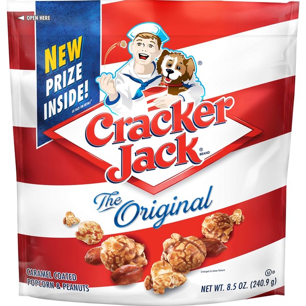Cracker Jack Original Caramel Coated Popcorn and Peanuts, 8.5 Ounce