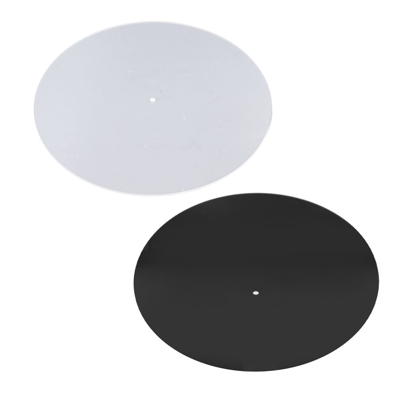 2Pcs Acrylic Turntable Slipmat Record Platter Player 12in Vinyl Slip