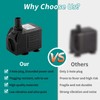 FREESEA Aquarium Submersible Fountain Pump: 30W 550GPH Adjustable Quiet Water