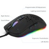 Zienstar-Kabelgebundene USB C Gaming Mäuse,Leichte Wabenschale,7200DPI,RGB-Leuchten für Apple MacBook,Computer oder
