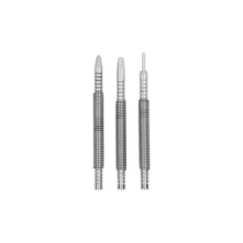 Spring Nail Punch 3 Pcs Carbon Steel Loaded Design 3500psi