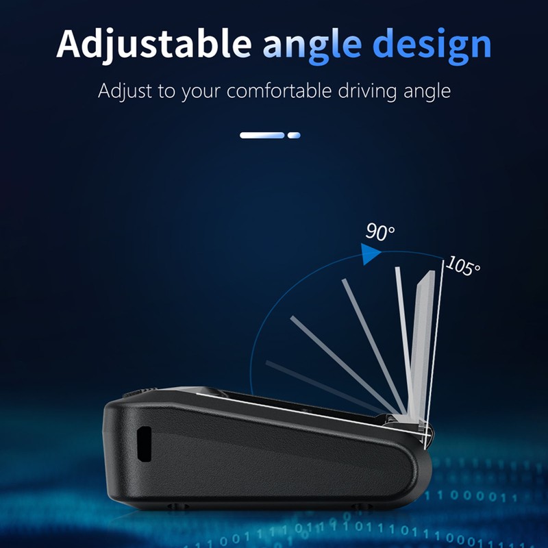Car Head-up Display Projecter Digital Vehicle Speedometer GPS Dual System