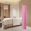 Wall Mounted Room Divider Curtains U-Shape Privacy Partition Curtain 78.7