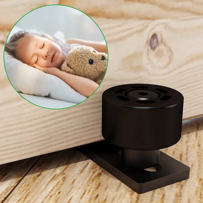 LQKUMJG Sliding Barn Door Floor Guide Wall Mount Hardware Adjustable