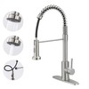 VOTON Kitchen Faucets with Pull Out Sprayer Commercial Spring Sink