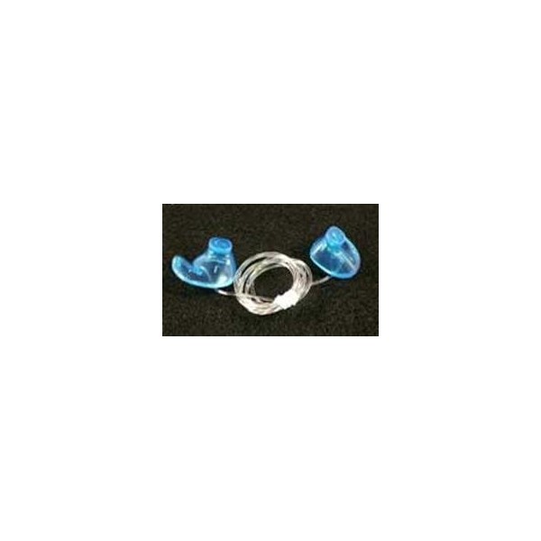 Medical Grade Doc's Pro Ear Plugs - Non Vented Blue or Pink - S, M, or L (Medium, Blue)