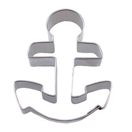 Staedter Anchor Cookie Cutter, Silver, 5.5 cm