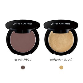 24h cosme 24 Mineral Cream Shadow 02 Glossy Bronze 2.5 Grams (x1)