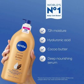 Crema Nivea Cocoa Butter Body Lotion 1 Lto.