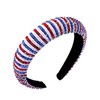 Soochat 4th of July Headband Rhinestone Patriotic Headbands American Flag