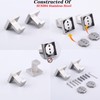 GERZWY Brushed Stainless Steel Towel Hook Robe Hook Coat Hook